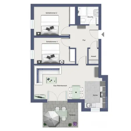 شقة Residenz Von Flotow 01 هيليغندام